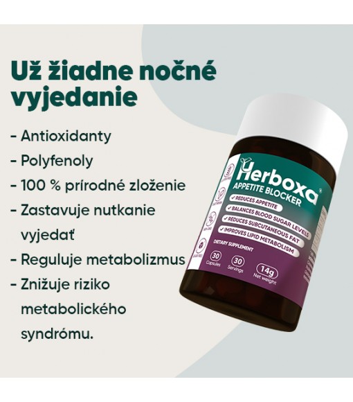 Herboxa® Appetite Blocker – potláča chuť do jedla a regulujte hmotnosť ...